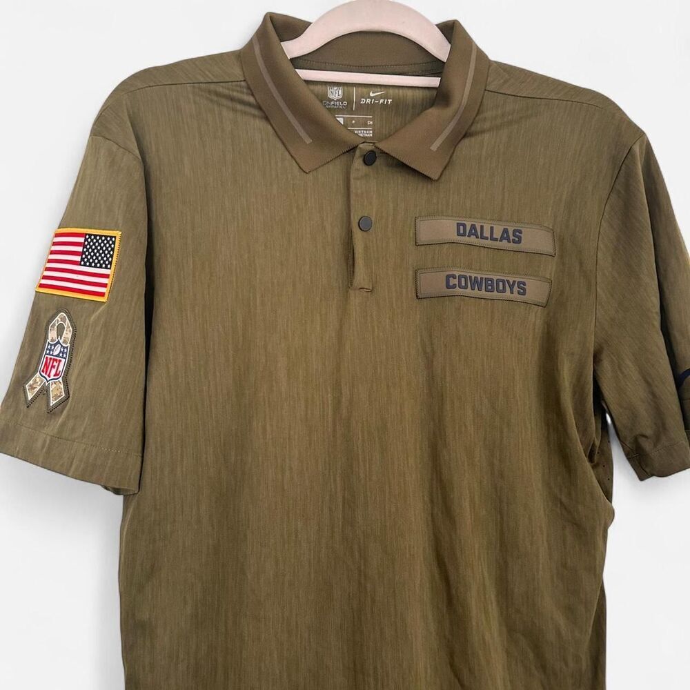 Dallas Cowboys Nike On Field Salute to Service Polo Shirt S NFL Men’s